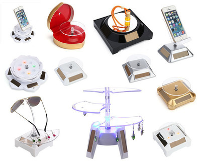 太阳能旋转展示台 电子产品展示的创新解决方案